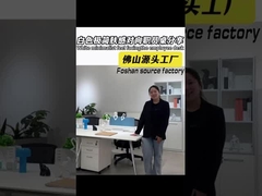 مكتب 4 أشخاص قسم بسيط وحديث مع خزانة التخزين دعم تخصيص