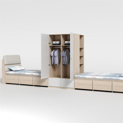 شراء دعم تخصيص 2000 X 1200 X 960mm شقة أثاث الطالب سرير مستودع المدرسة مع سرير مكتب online manufacture