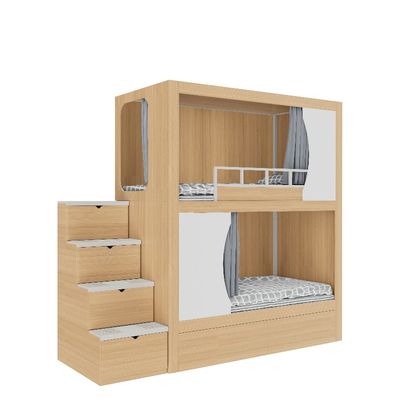 2600 X 900 X 2400mm School Bunk Bed With Cutting Drilling And Galvanizing Support customization