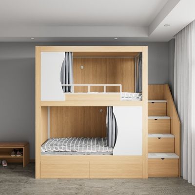 شراء 2600 × 900 × 2400mm سرير مدرسة مع قطع الحفر والغلفنة دعم تخصيص online manufacture