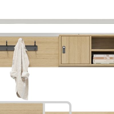 Student Dormitory Double Decker Iron Frame Bunk Bed