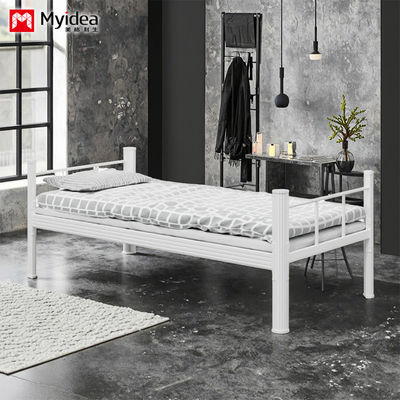Student Dormitory Bed Single layer Iron Frame Bed