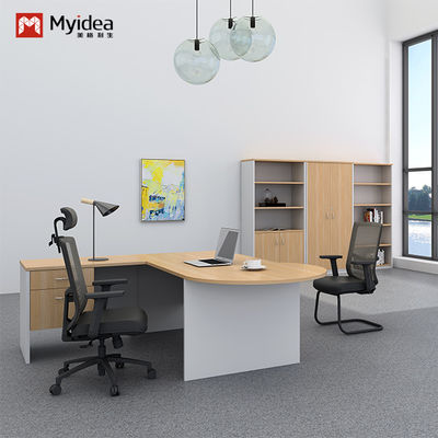 شراء شخص واحد بسيط مكتب مستقل مكتب كبير W1600 * D800 * H750 MFC نمط الخشب مكتب الأثاث المشرف مكتب online manufacture