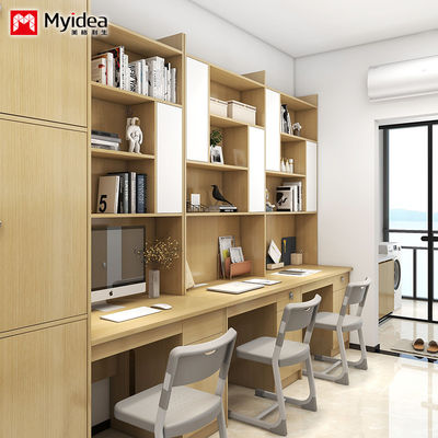 شراء 2000Wx1000Hx760mm تجميع مكتب غرفة نوم واحدة مساحة تخزين مطلوبة وتخصيص لاحتياجات دراسة الأطفال online manufacture