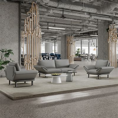 Office Sofa, Business Sofa, Reception Sofa, Office Sofa, Three-Seater Combination Sofa, Modern Guest Sofa