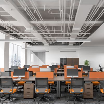 Myidea Industrial Style Office Desk Staff Workstation Screen Office Workstation Combination Simple and Modern