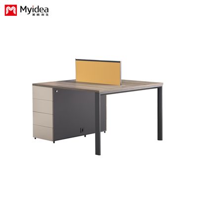 light industrial style，single person multi person staff desk design，fashionable screen style，computer desk，office furniture