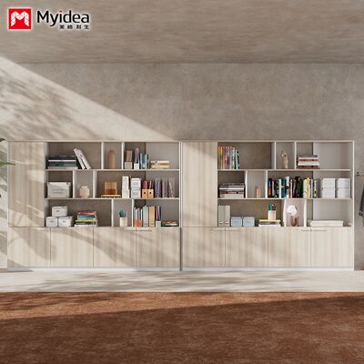 customization Office furniture, documents, materials, bookcases, wall mounted low cabinets, practical storage and storage wardrobes