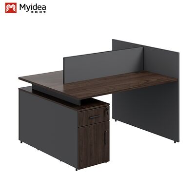 شراء مكاتب عمل خشبية حديثة مع مساحة تخزين متقابلة بتصميم قائم بذاته وسهلة التركيب online manufacture