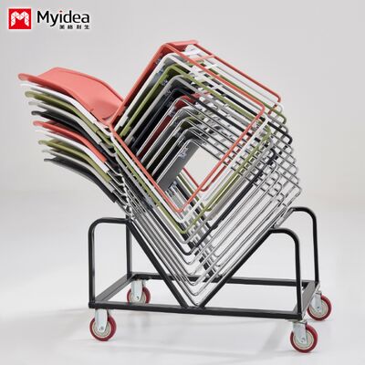 New Thick Cross Border Durable Dining Chair Modern Simple Backrest Leisure Chair Stackable Plastic Chair