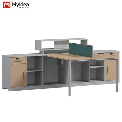 Foshan Furniture Source Factory Direct Supply Staff Desk Office Staff Desk with Storage Cabinet