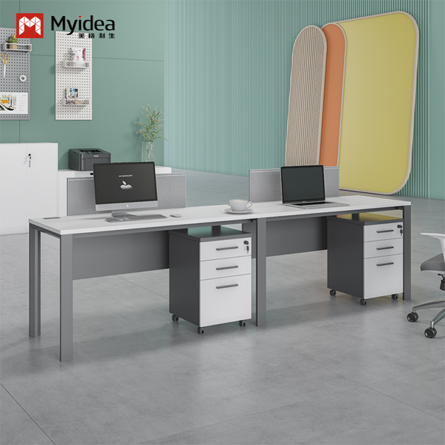 customization customizable minimally modern office desk with cabinet for single or multiple employees high quality office furniture