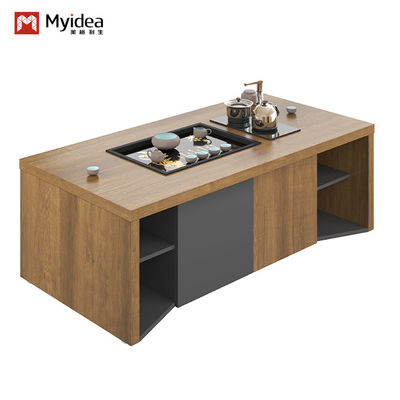 دعم التخصيص الأثاث المكتبية الايرغونومية Myidea مكتب طاولة القهوة مع وعاء الشاي وطاولة الشاي كونغ فو
