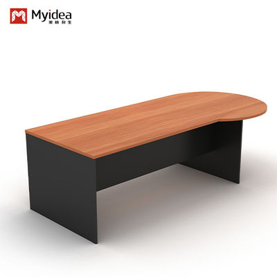 شخص واحد بسيط مكتب مستقل مكتب كبير W1600 * D800 * H750 MFC نمط الخشب مكتب الأثاث المشرف مكتب