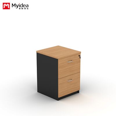 تخصيص مزيج من الخزانة الثابتة القابلة للقفل للمكتب ، الخزانة المنخفضة بسيطة على حافة المكتب مع الأدراج لتخزين العناصر